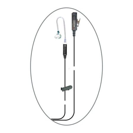 Klein Electronics Inc Blackbox Director Earset - Mono - Quick Disconnect - Wired - Earbud - Monaural - In-ear Director-M1